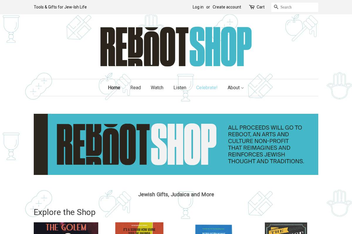 rebootshop.org homepage screenshot