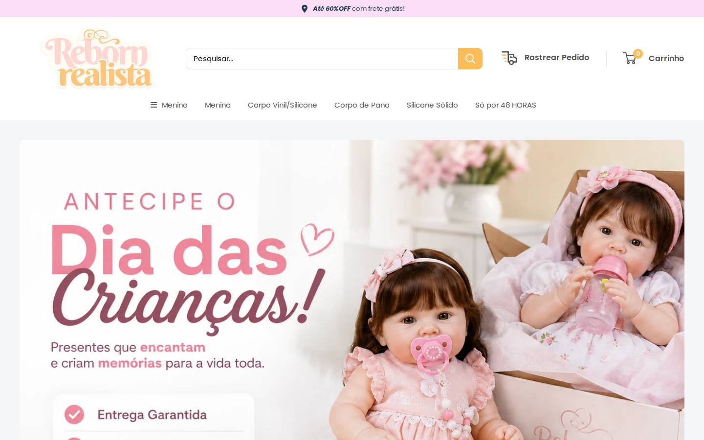 rebornrealista.com.br homepage screenshot