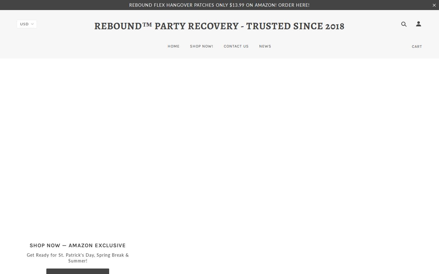 Reboundpatch homepage screenshot