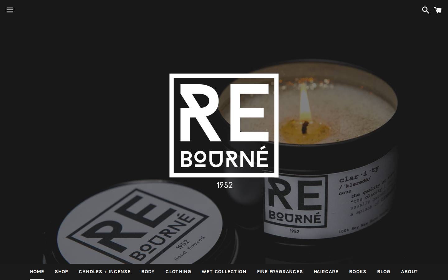 rebournebodyandhome.com homepage screenshot