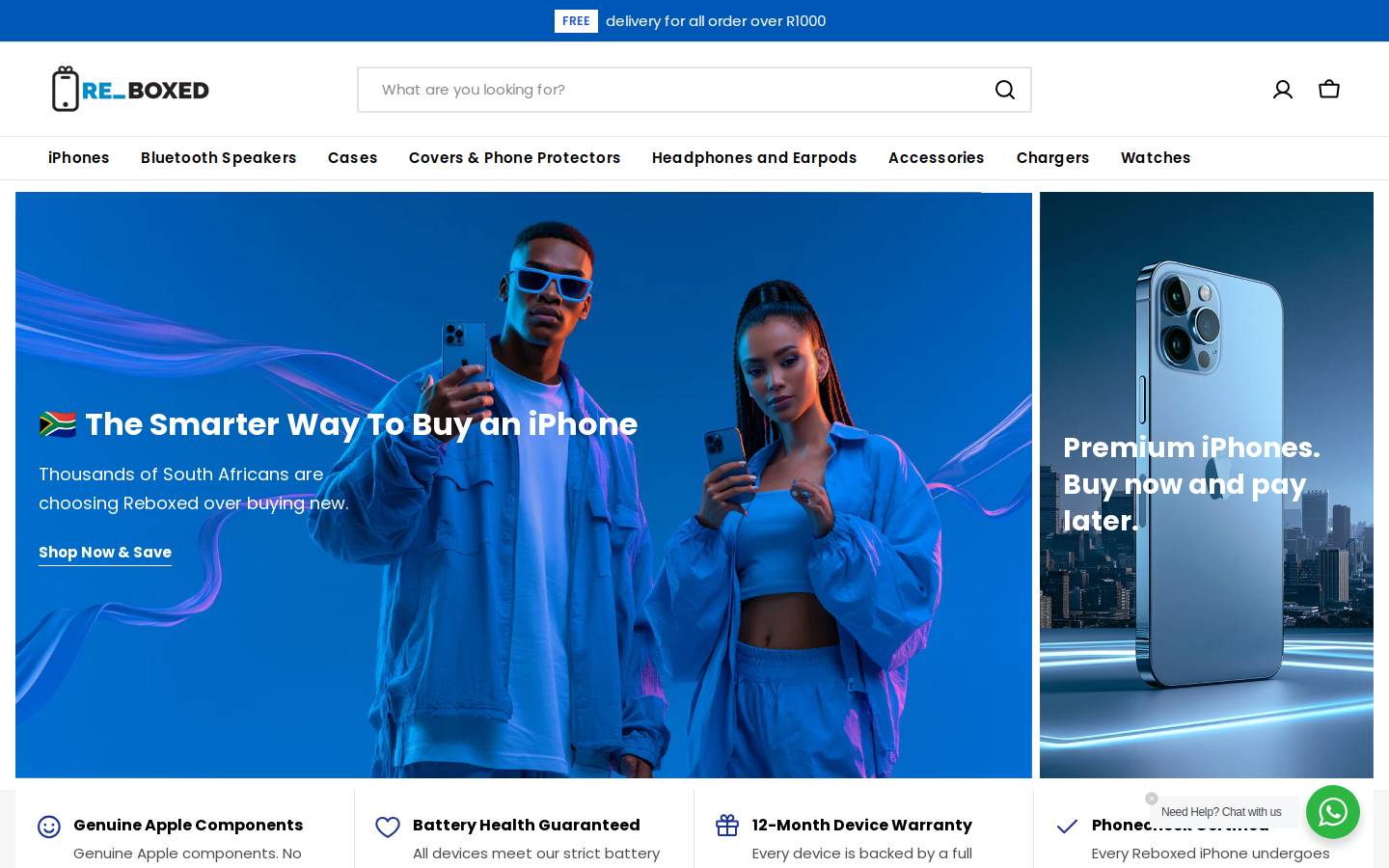 Reboxed® homepage screenshot