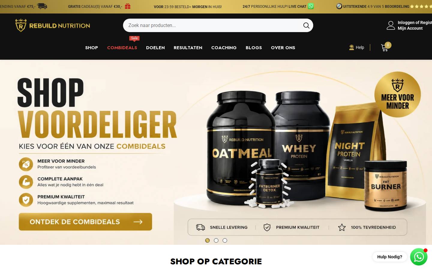 Rebuildbodyplan homepage screenshot