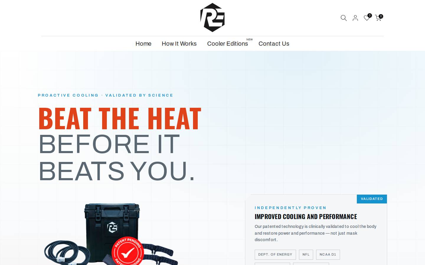 recoolingtek.com homepage screenshot
