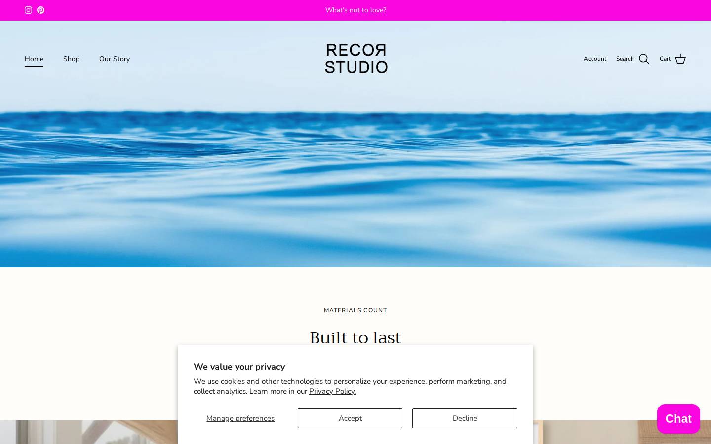 recorstudio.com homepage screenshot