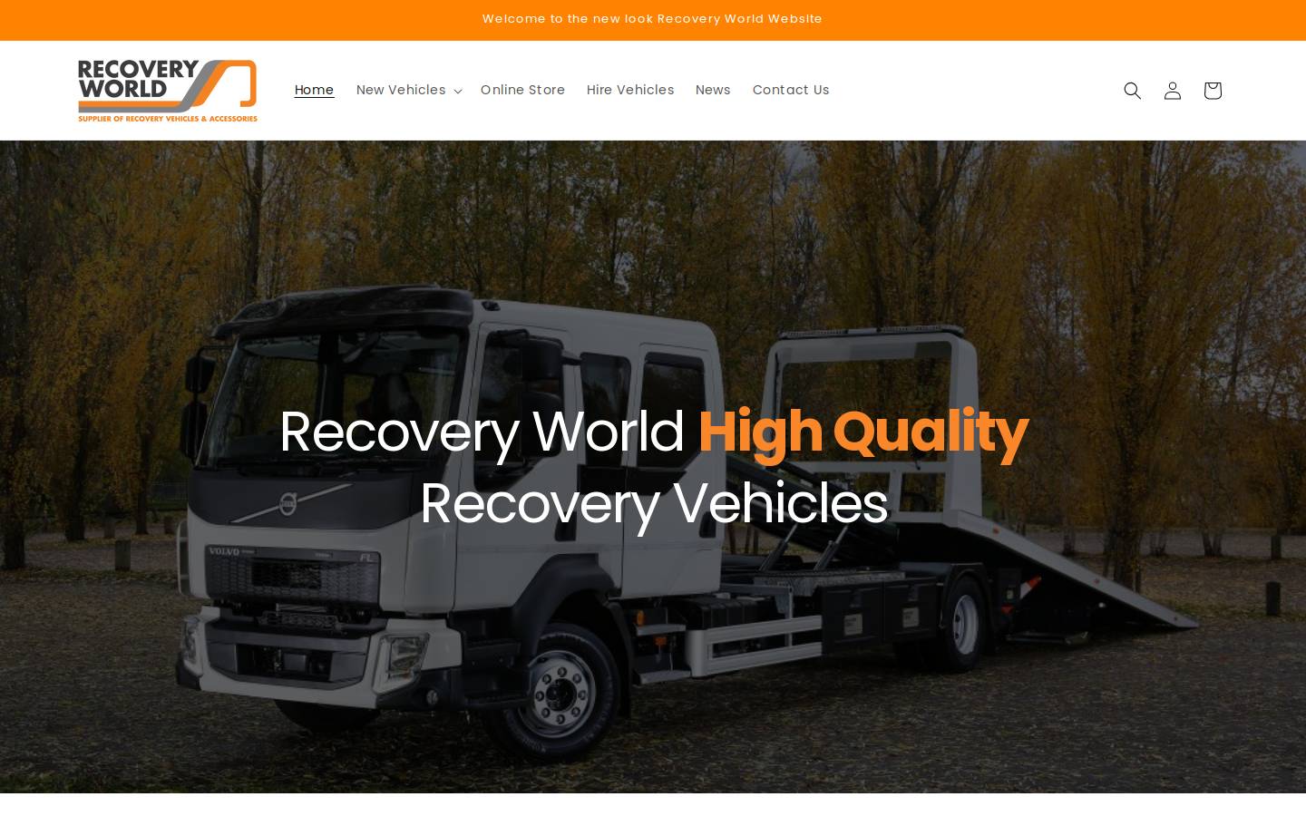 recoveryworld.co.uk homepage screenshot