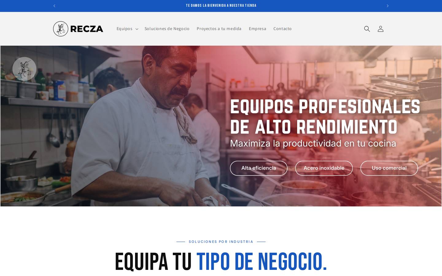 recza.com.mx homepage screenshot