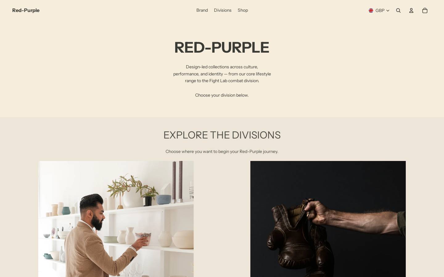 red-purple.com homepage screenshot