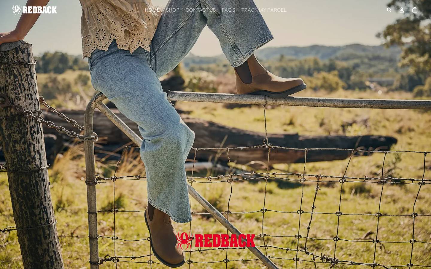 redback.co.za homepage screenshot