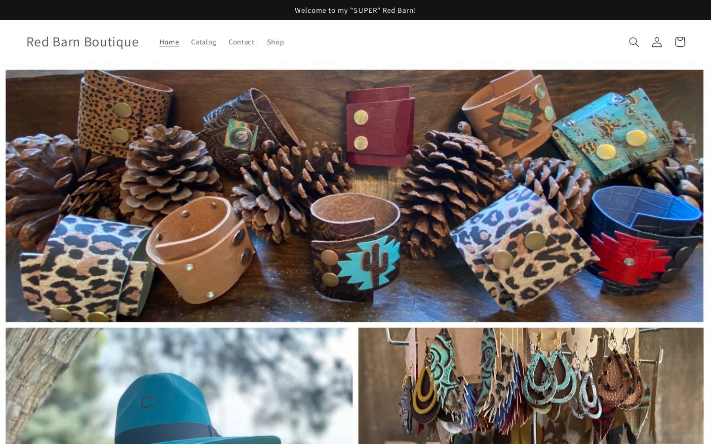 redbarnboutique.store homepage screenshot