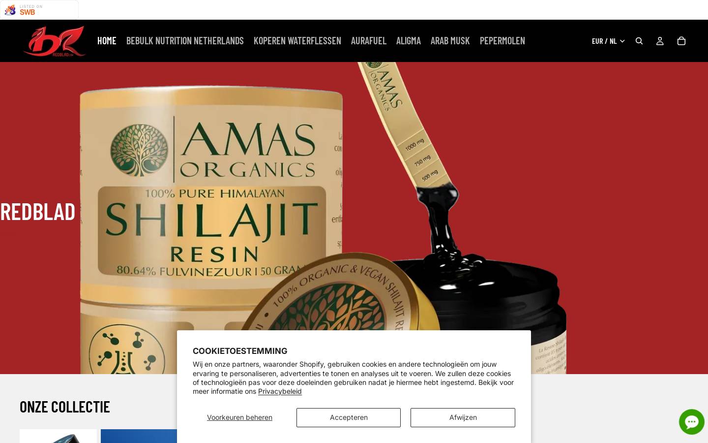redblad.com homepage screenshot