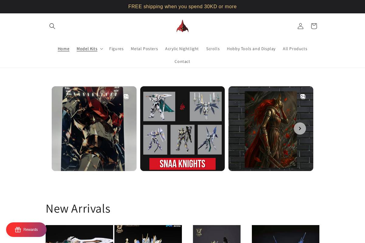 redcomet.shop homepage screenshot