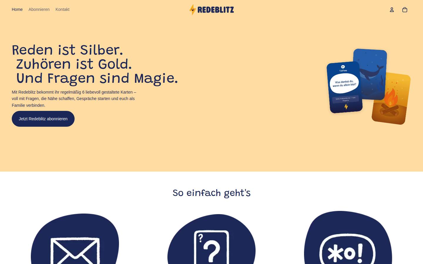 redeblitz.de homepage screenshot