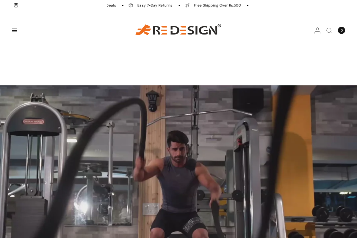 ReDesign Sports homepage screenshot