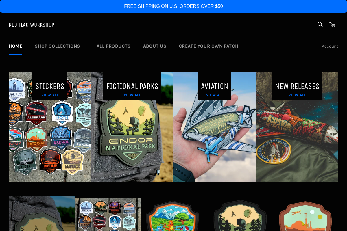 redflagworkshop.com homepage screenshot