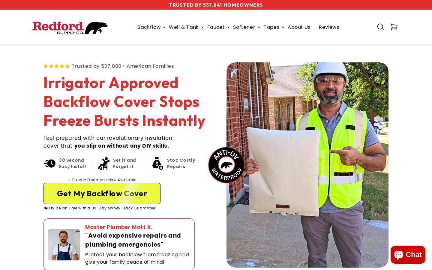redfordsupply.com homepage screenshot