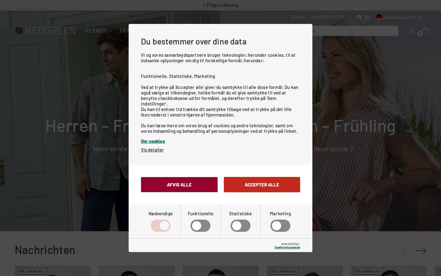 redgreen.de homepage screenshot