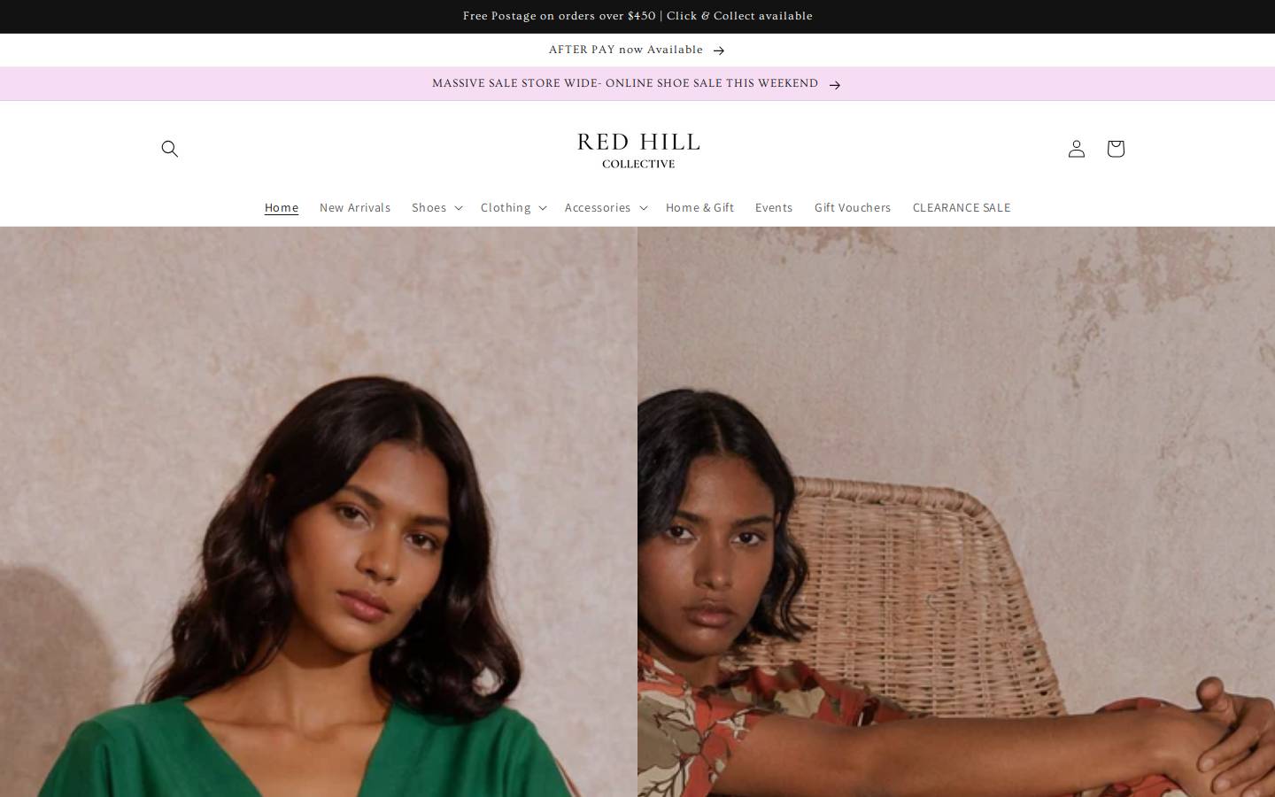 redhillcollective.com homepage screenshot