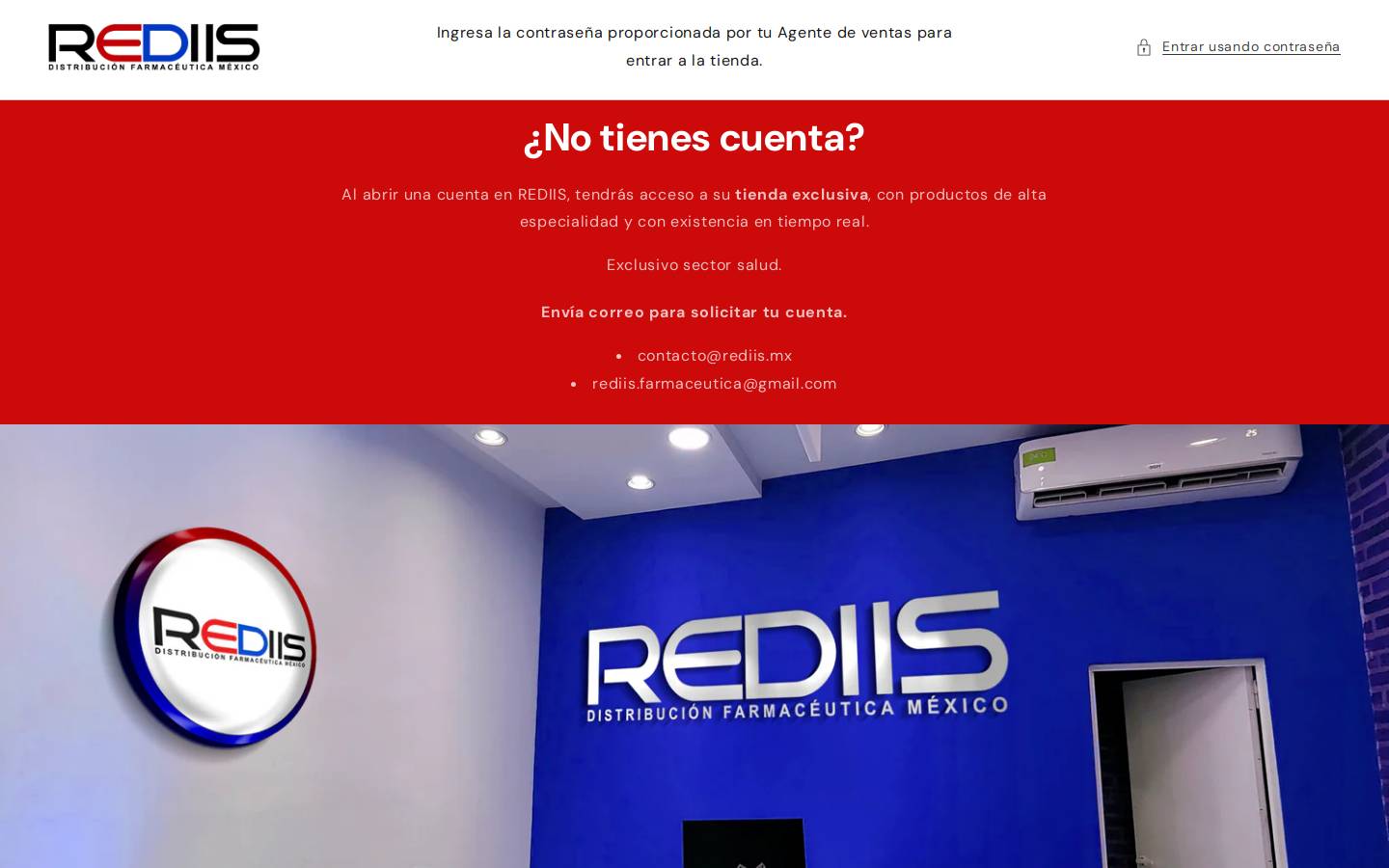 rediistienda.com homepage screenshot