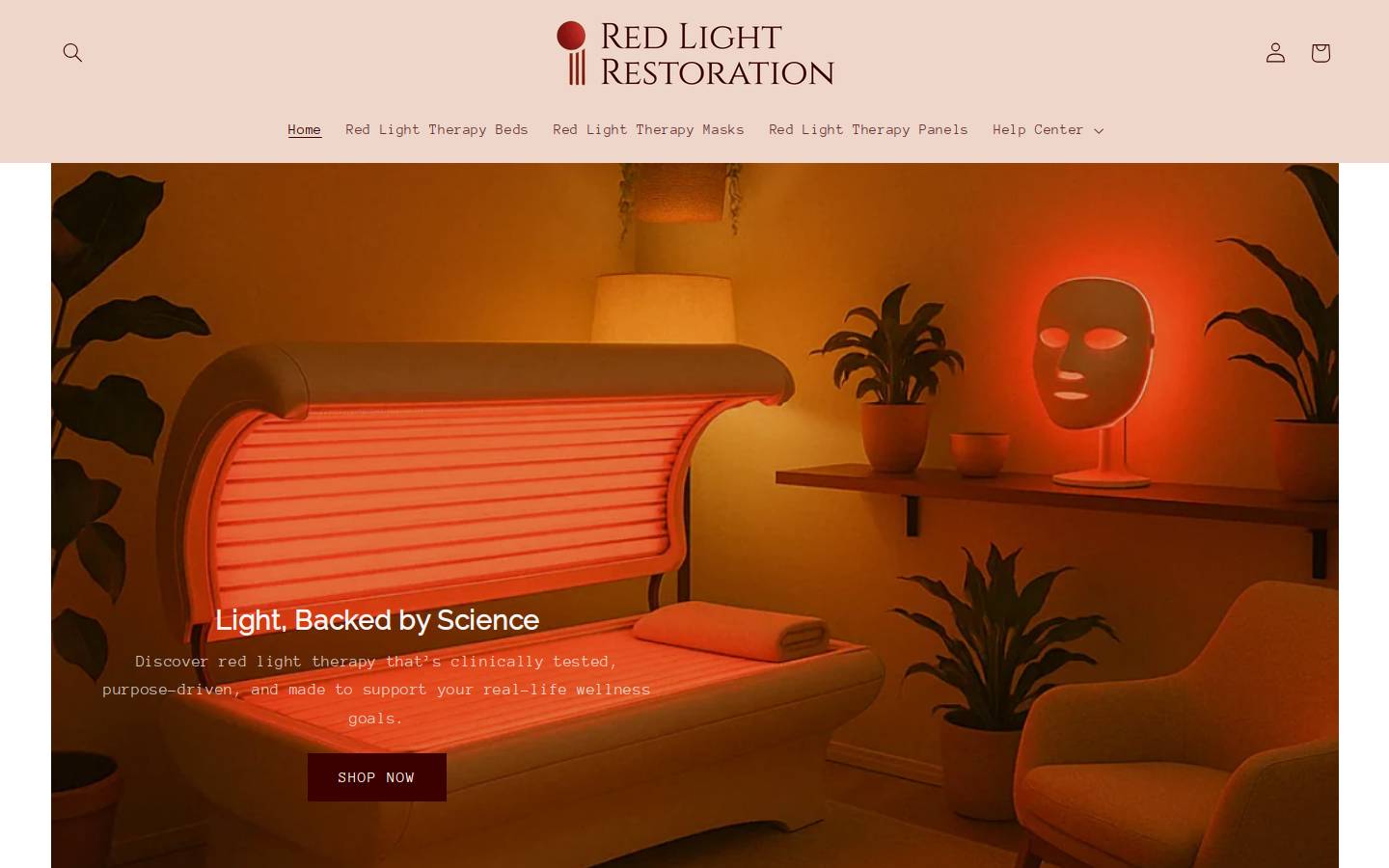 redlightrestoration.com homepage screenshot