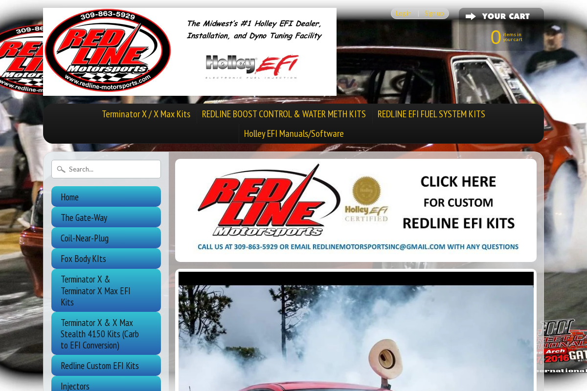 redline-motorsports.com homepage screenshot