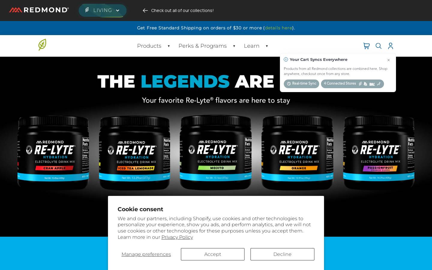 redmond.life homepage screenshot