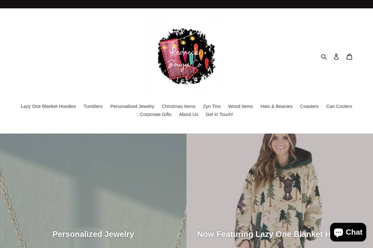 redneckbougieco.com homepage screenshot