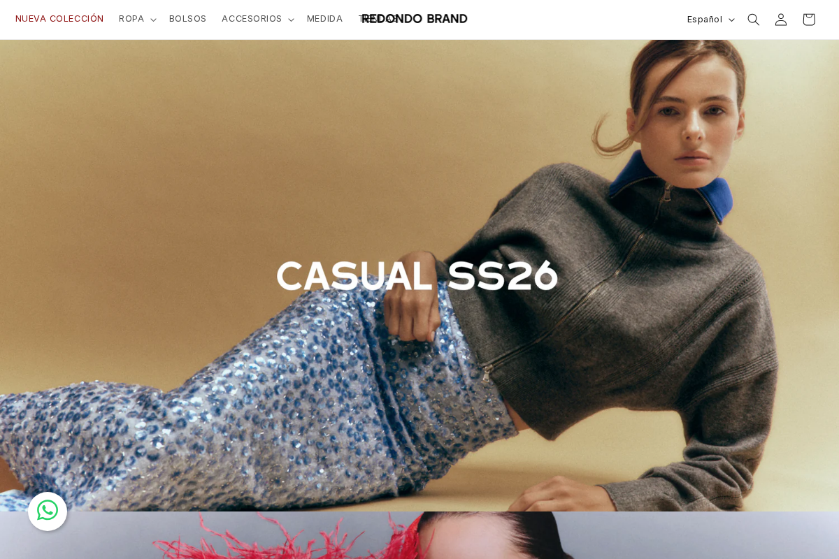 Redondo Brand homepage screenshot