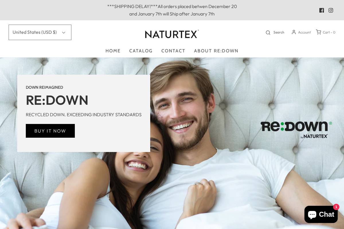 redown.com homepage screenshot