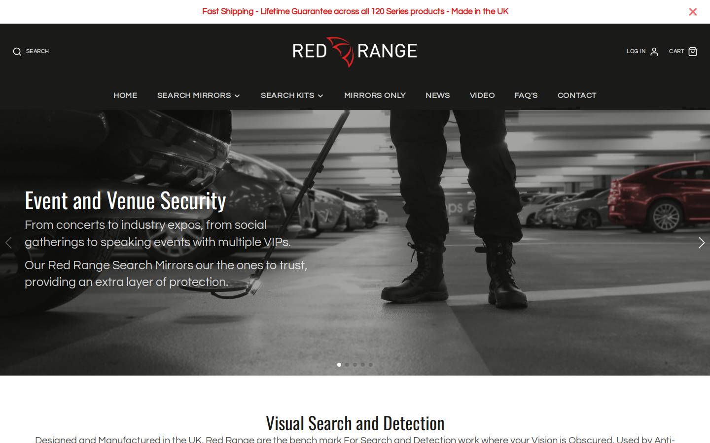 redrange.com homepage screenshot