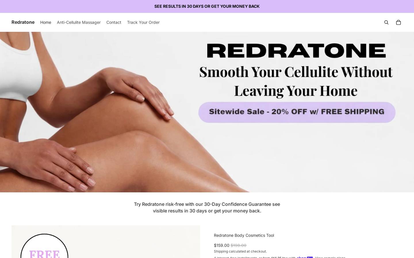 redratone.com homepage screenshot