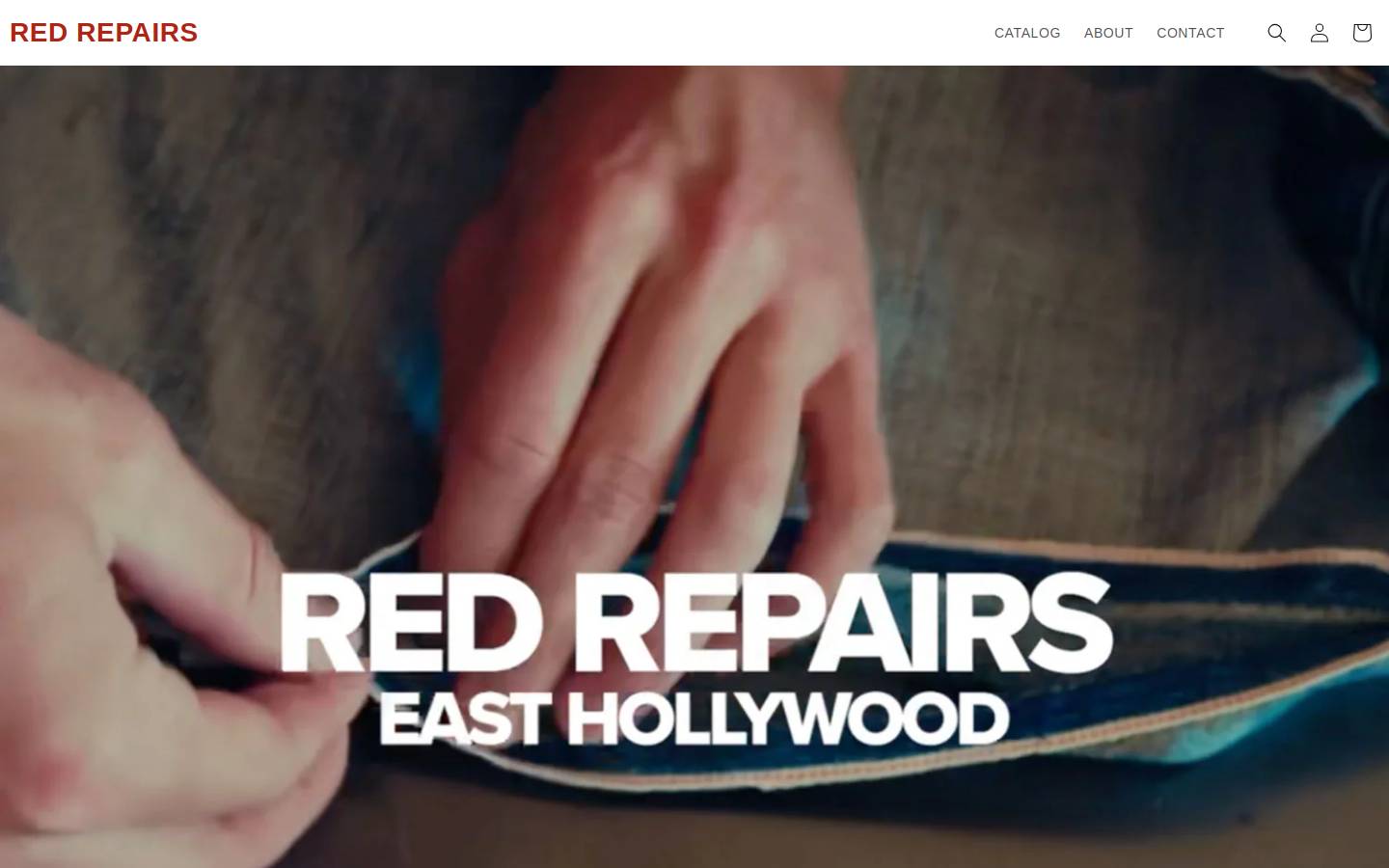 redrepairs.com homepage screenshot