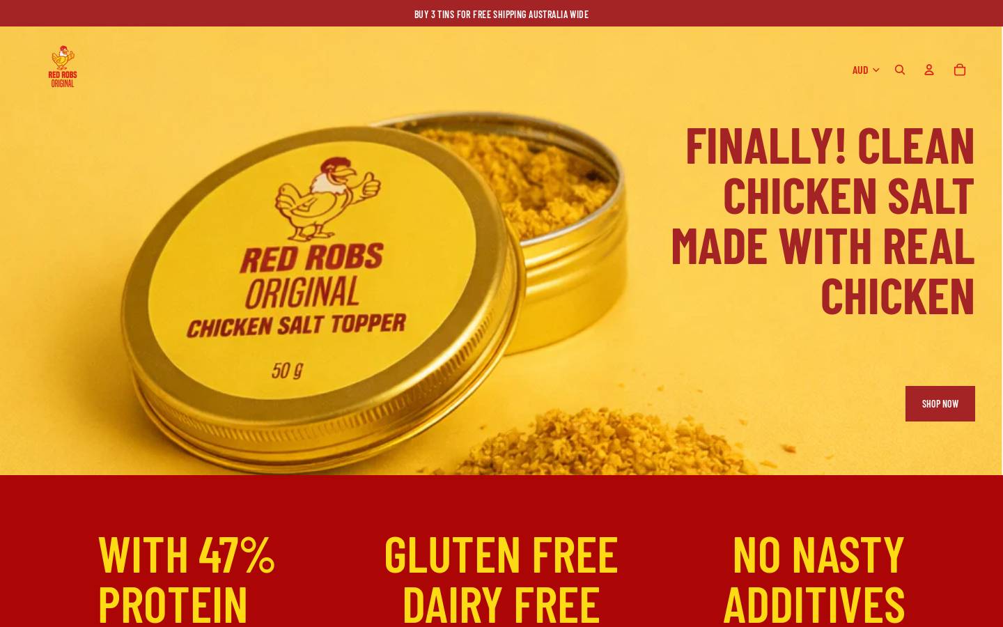 redrobsoriginal.com homepage screenshot