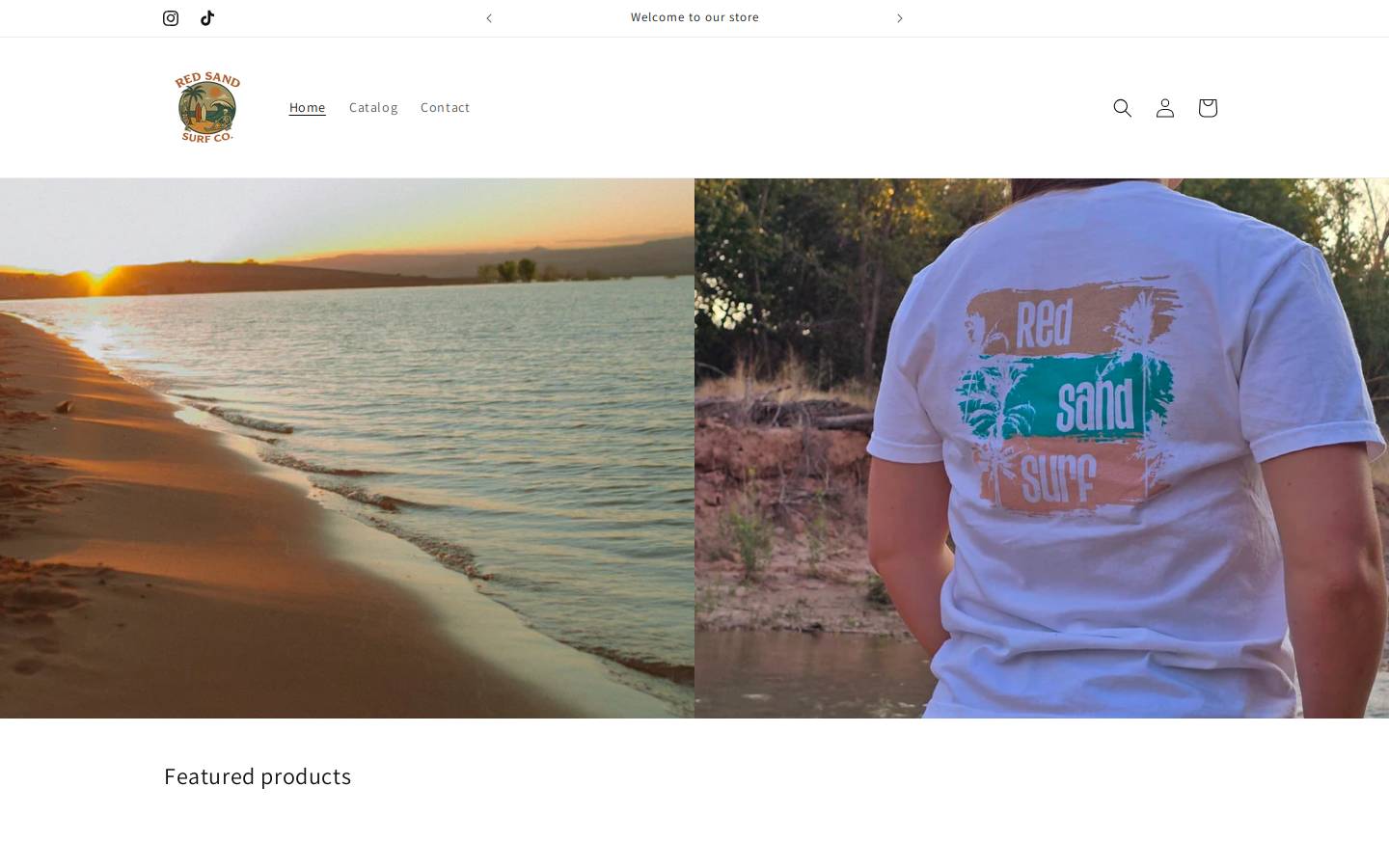 redsandsurfco.com homepage screenshot