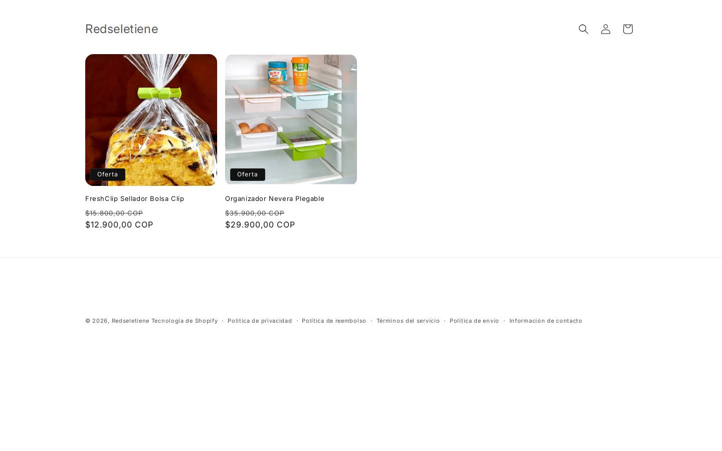 redseletiene.com homepage screenshot