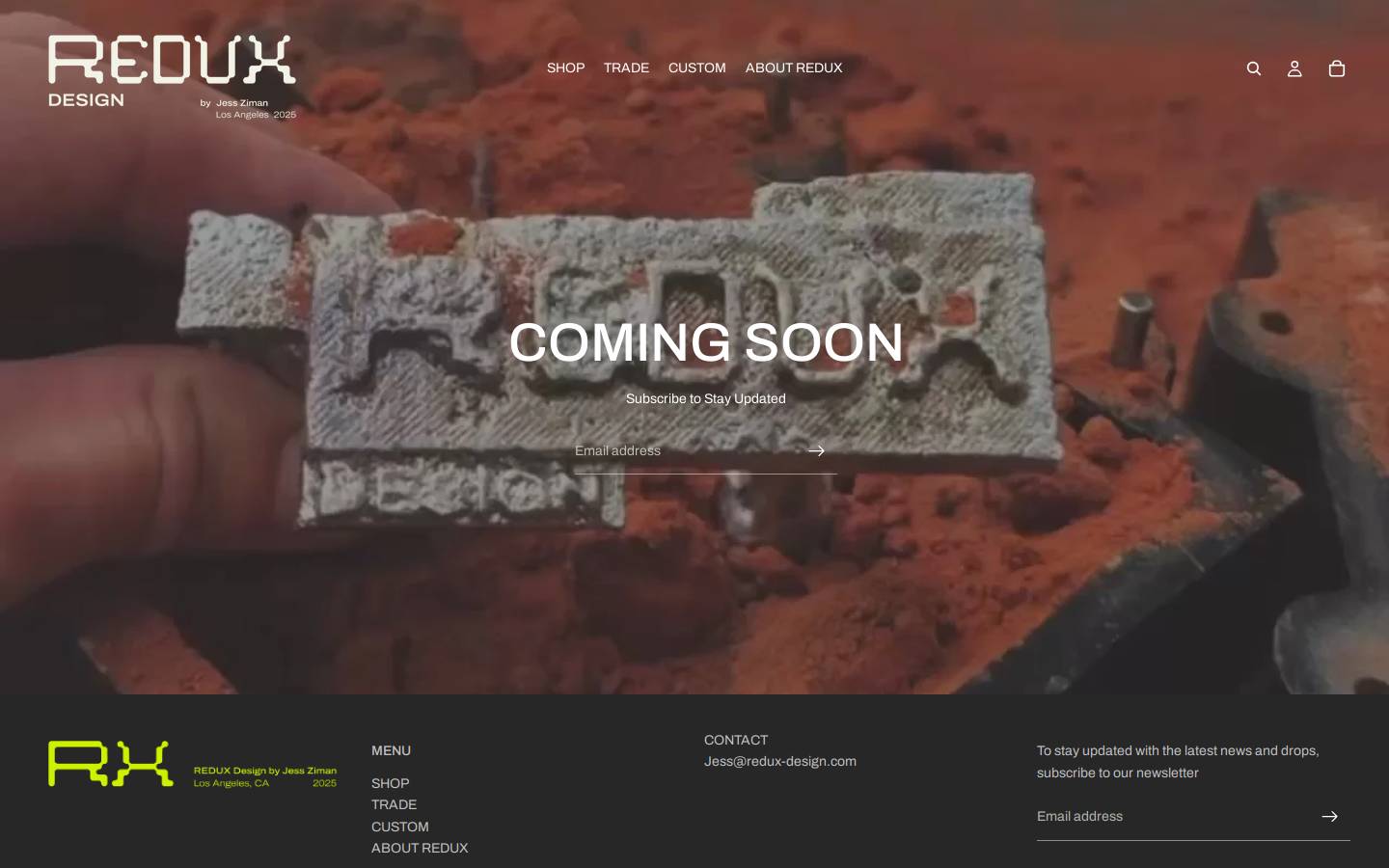 redux-design.com homepage screenshot