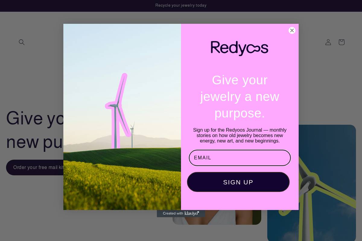 redyoos.com homepage screenshot