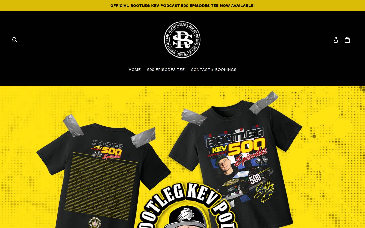 redysetthelabel.com homepage screenshot