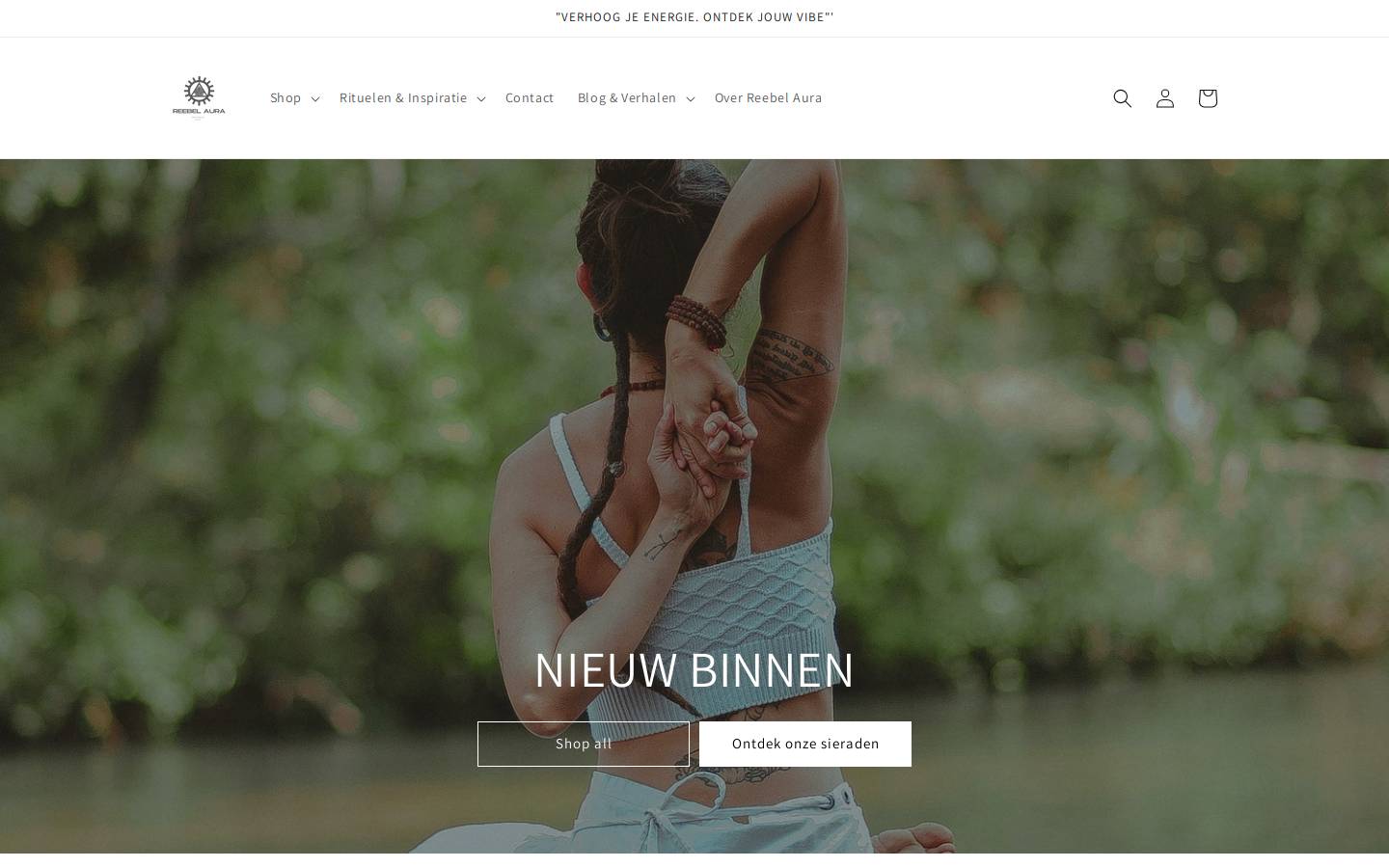 reebelaura.nl homepage screenshot
