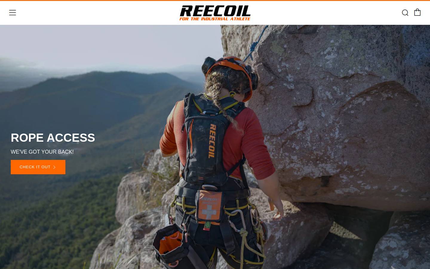reecoil.com homepage screenshot
