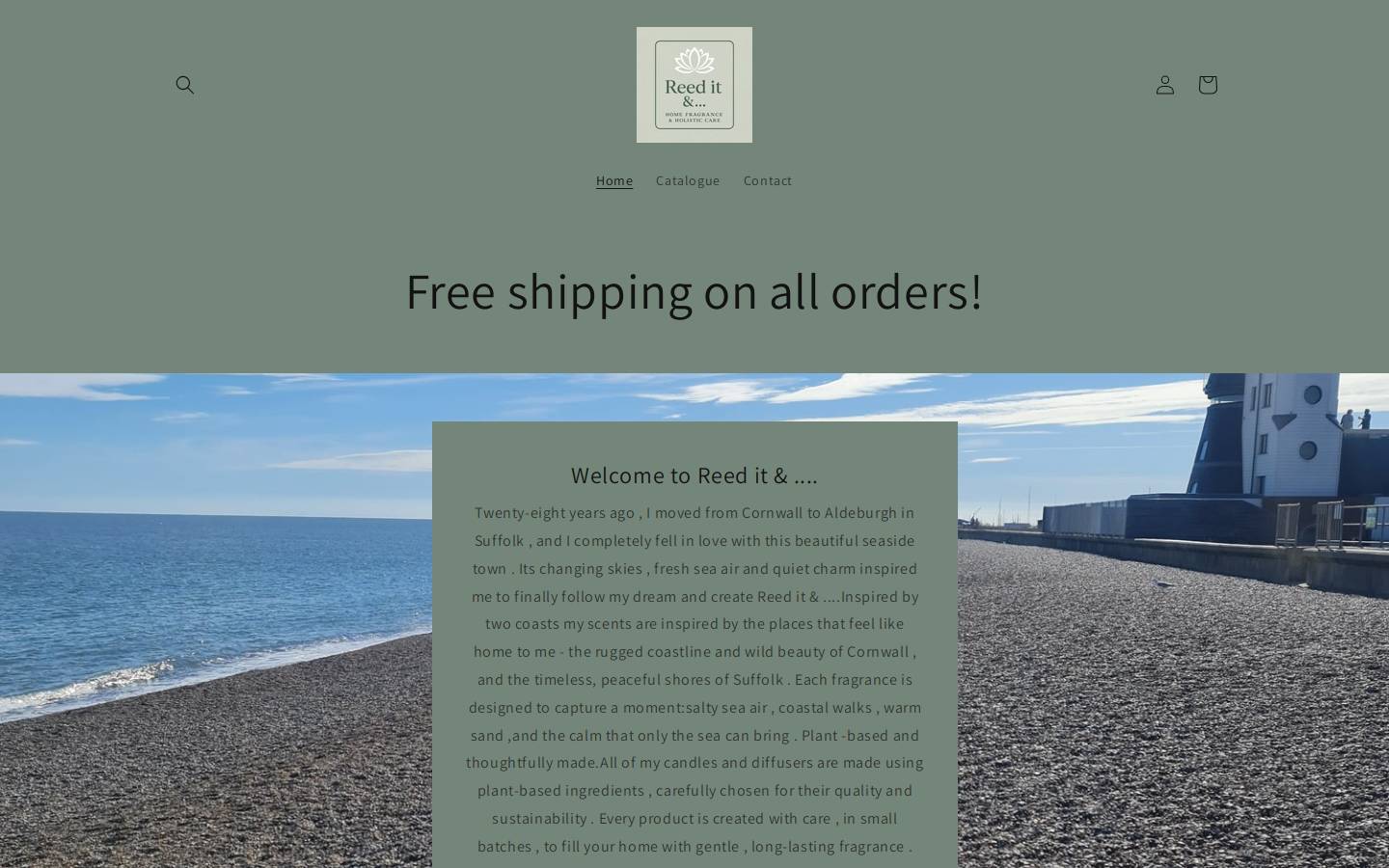 reeditand.com homepage screenshot