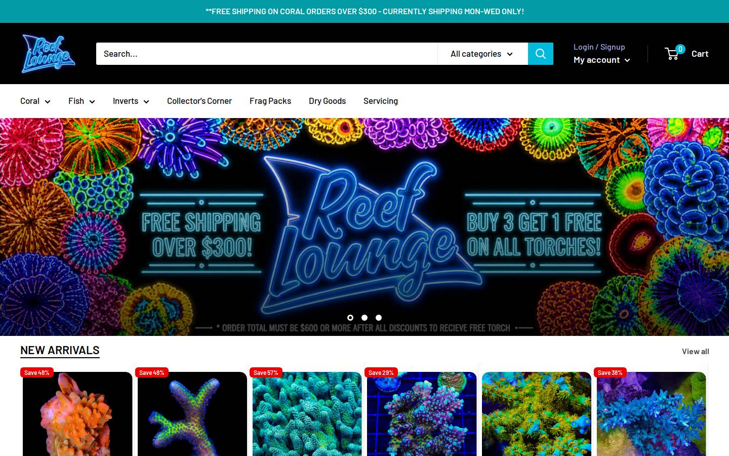 reefloungeusa.com homepage screenshot