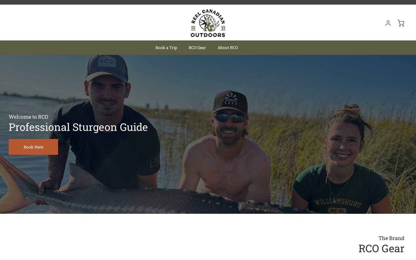reelcanadianoutdoors.com homepage screenshot