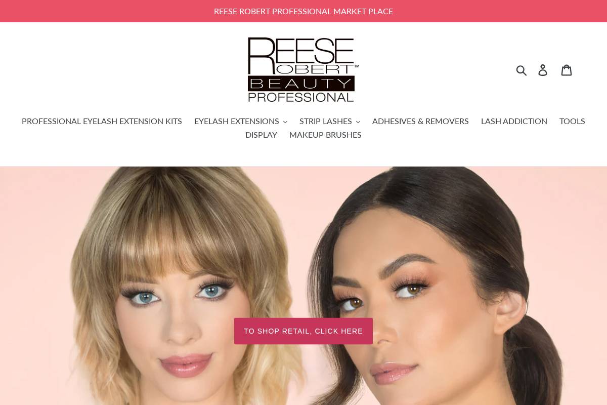 reeserobertbeauty.com homepage screenshot