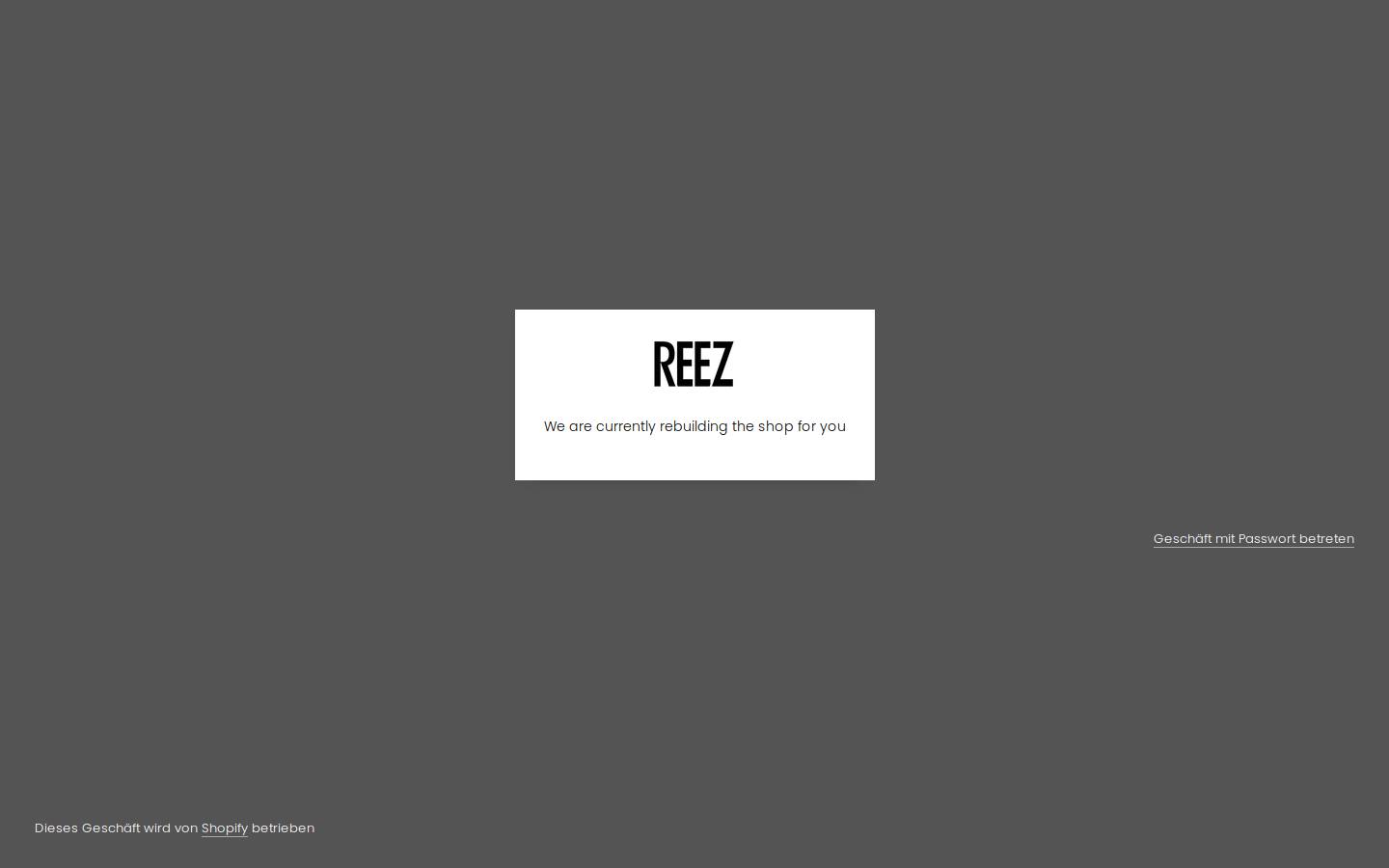 reez.ch homepage screenshot