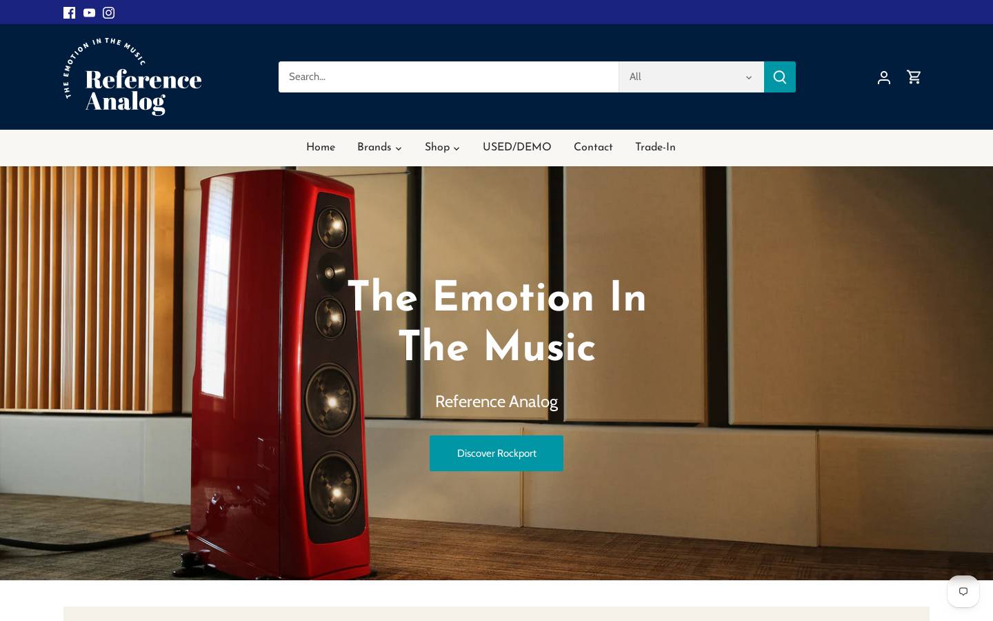 referenceanalog.com homepage screenshot