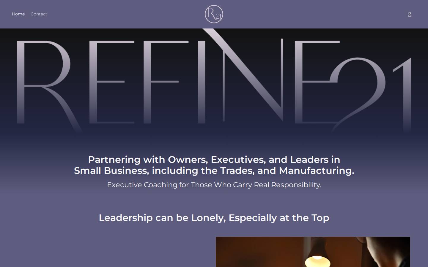 refine21.com homepage screenshot