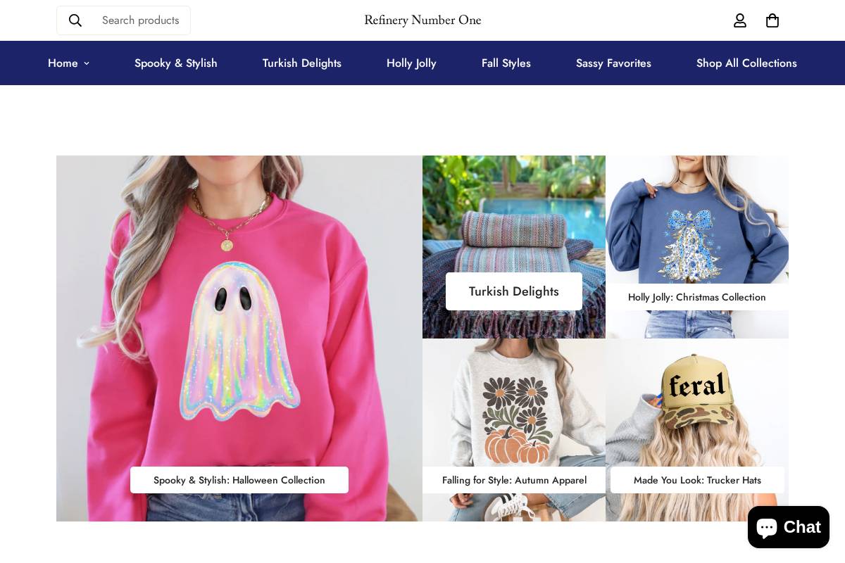 Refinery No. 1 homepage screenshot