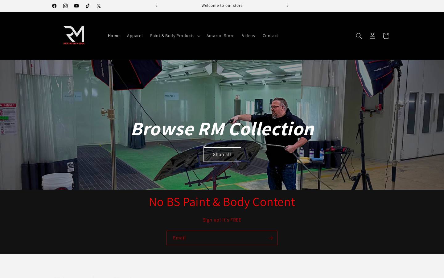 refinishmedia.com homepage screenshot