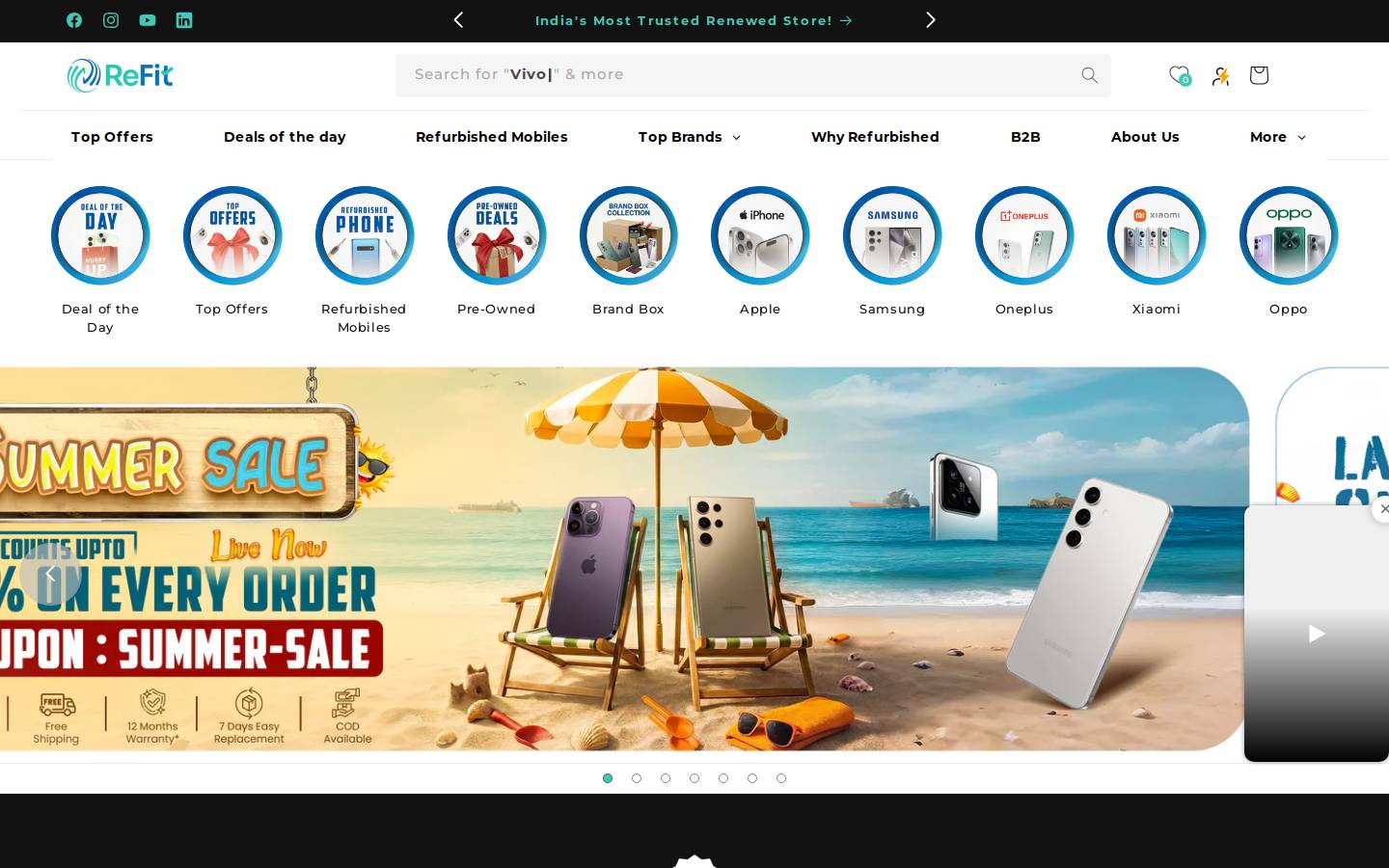 Refitglobal homepage screenshot