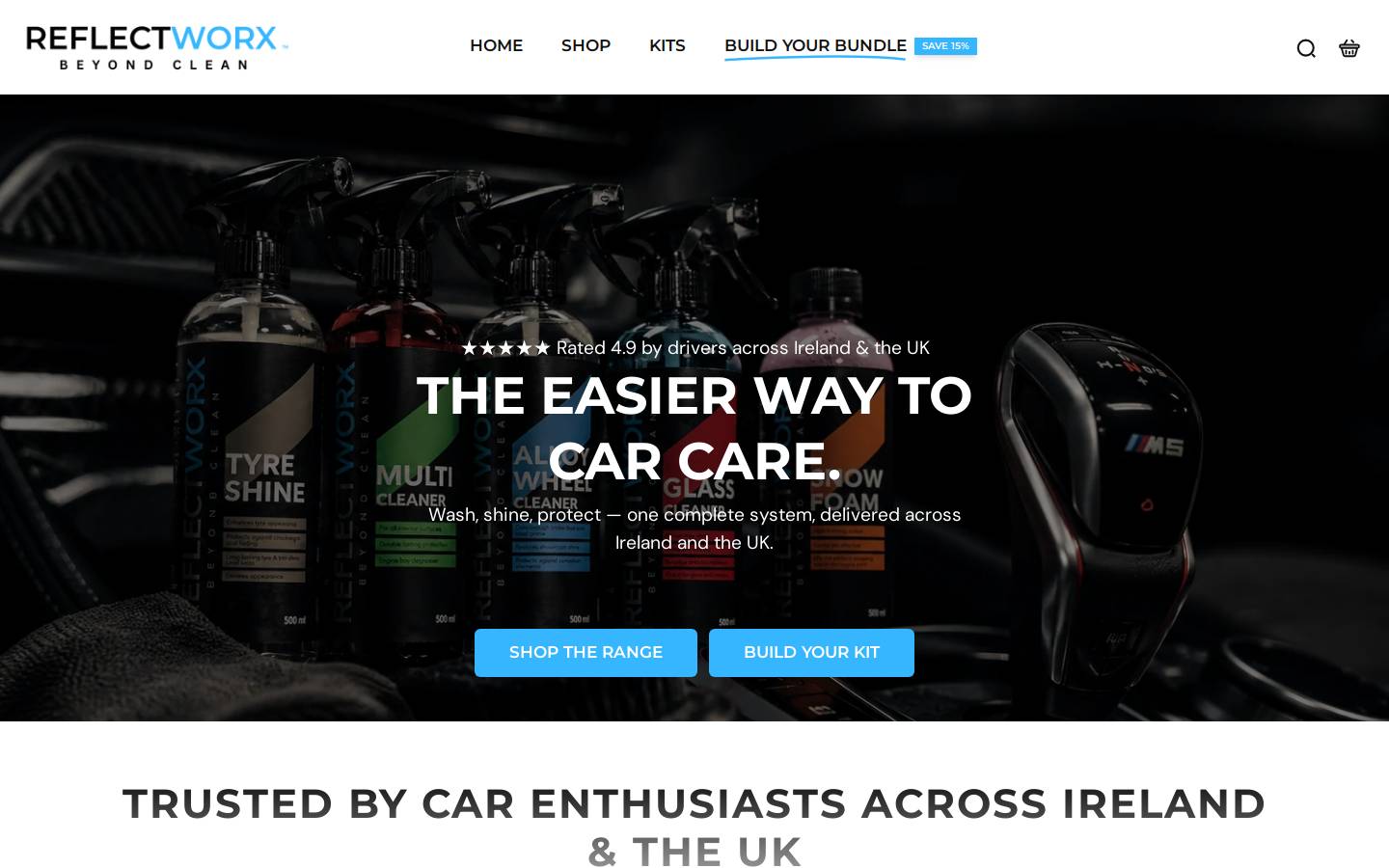 reflectworx.com homepage screenshot